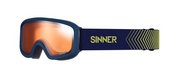 matte dark blue/double orange