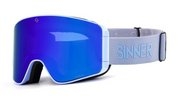 Цвет matte light blue full blue mir + pink lens