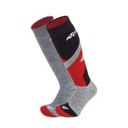 mid grey/red/black