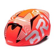 shiny matt orange fluo - white