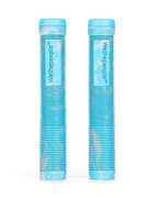 sky blue / grey swirl